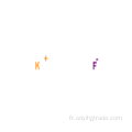 fluorure de potassium dissous dans l&#39;eau